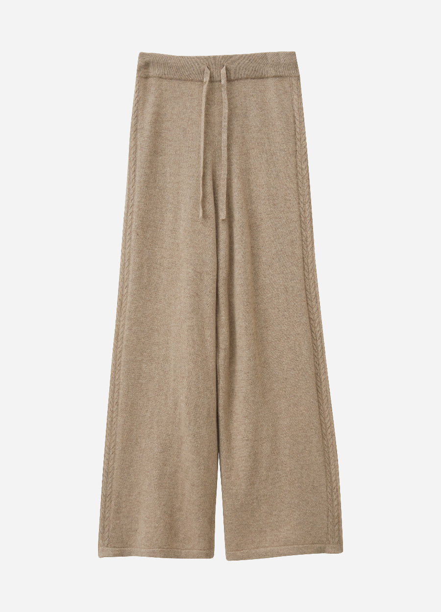 Cashmere Side-Panel Trousers