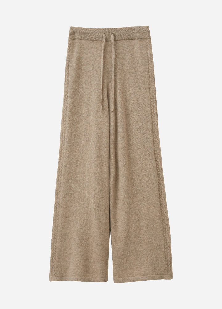 Cashmere Side-Panel Trousers