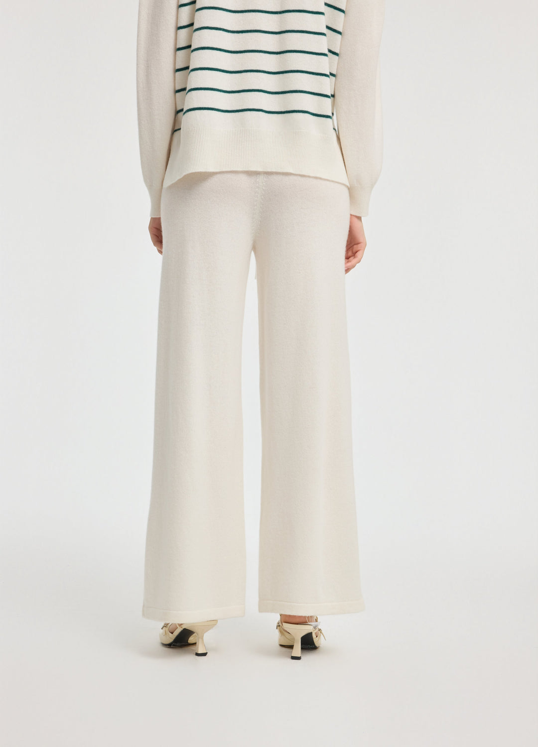 Cashmere Side-Panel Trousers