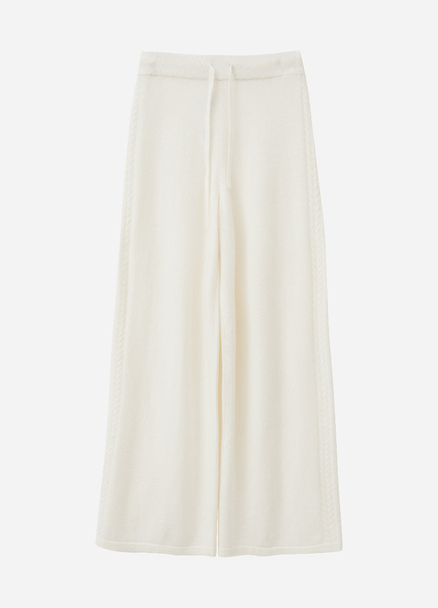 Cashmere Side-Panel Trousers