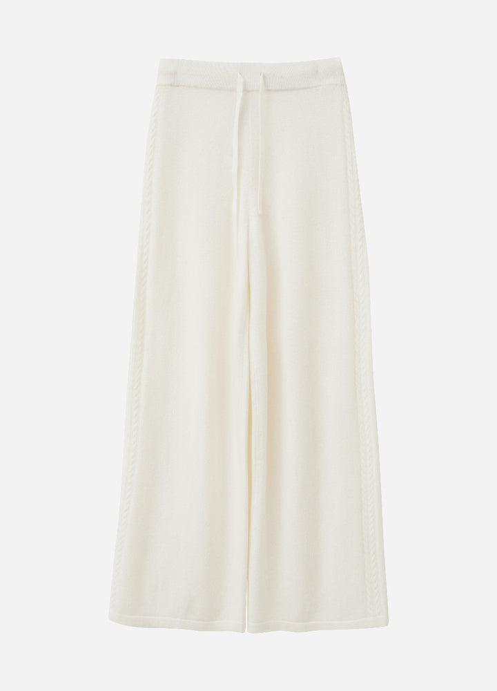 Cashmere Side-Panel Trousers
