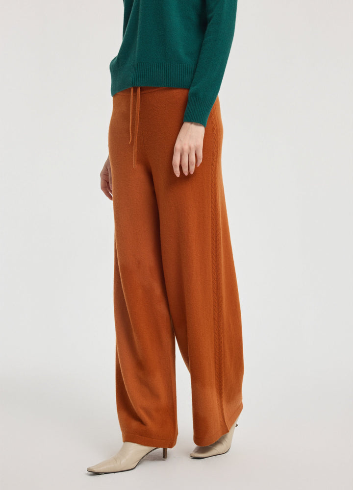 Cashmere Side-Panel Trousers