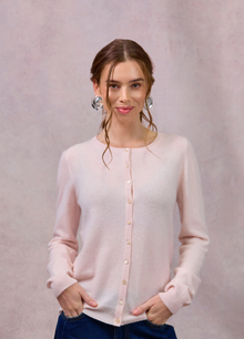 Cashmere Crew Neck Cardigan