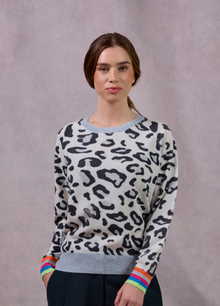 Cashmere Lucia Leopard Sweat