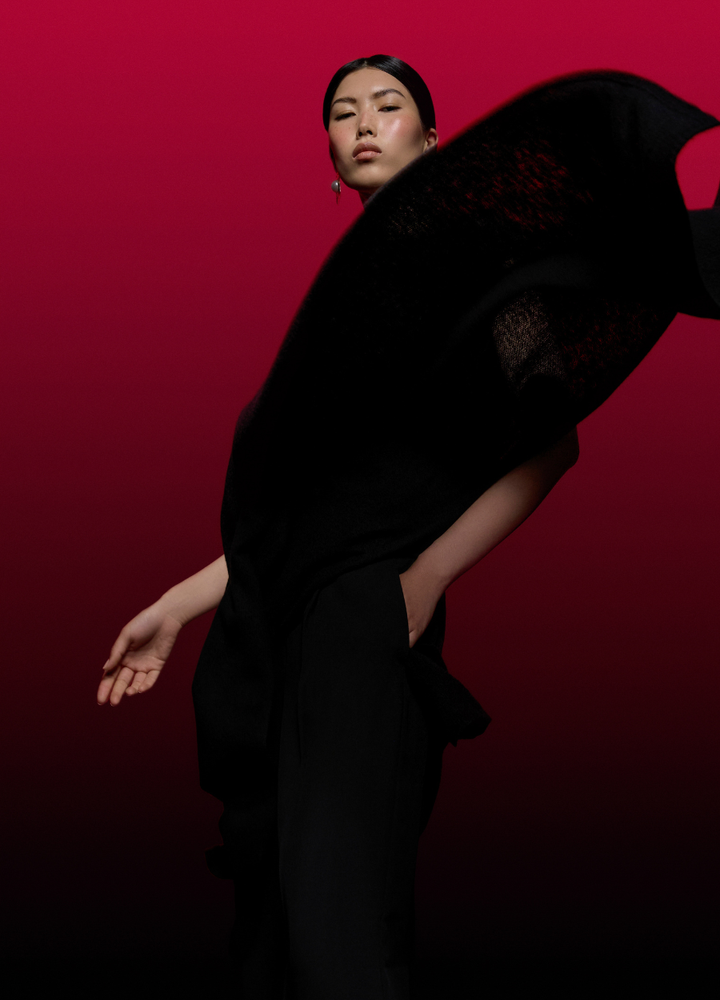 Denner cashmere Travelwrap in Black, view 7