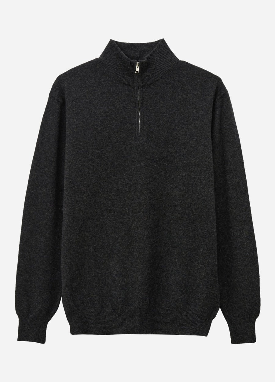 Cashmere Men's Half Zip