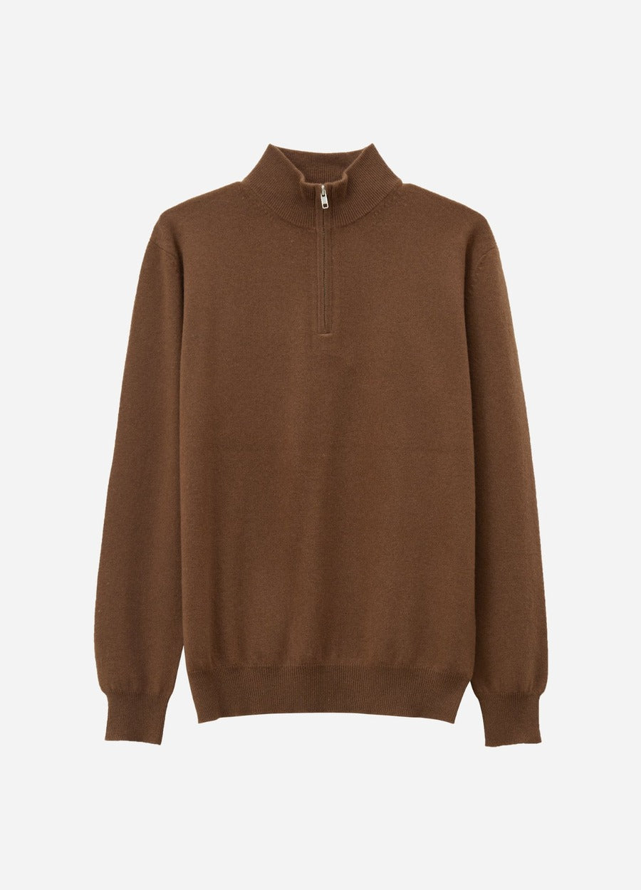 Cashmere Men's Half Zip