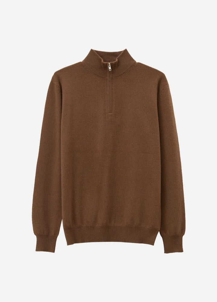 Cashmere Men's Half Zip