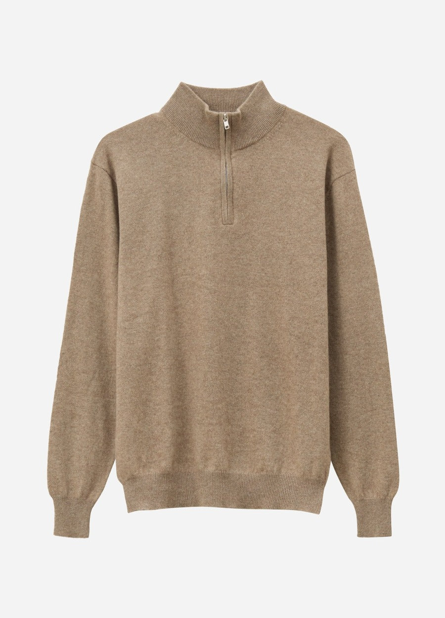 Cashmere Men's Half Zip