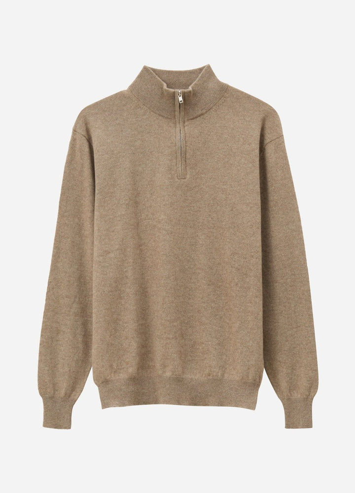 Cashmere Men's Half Zip