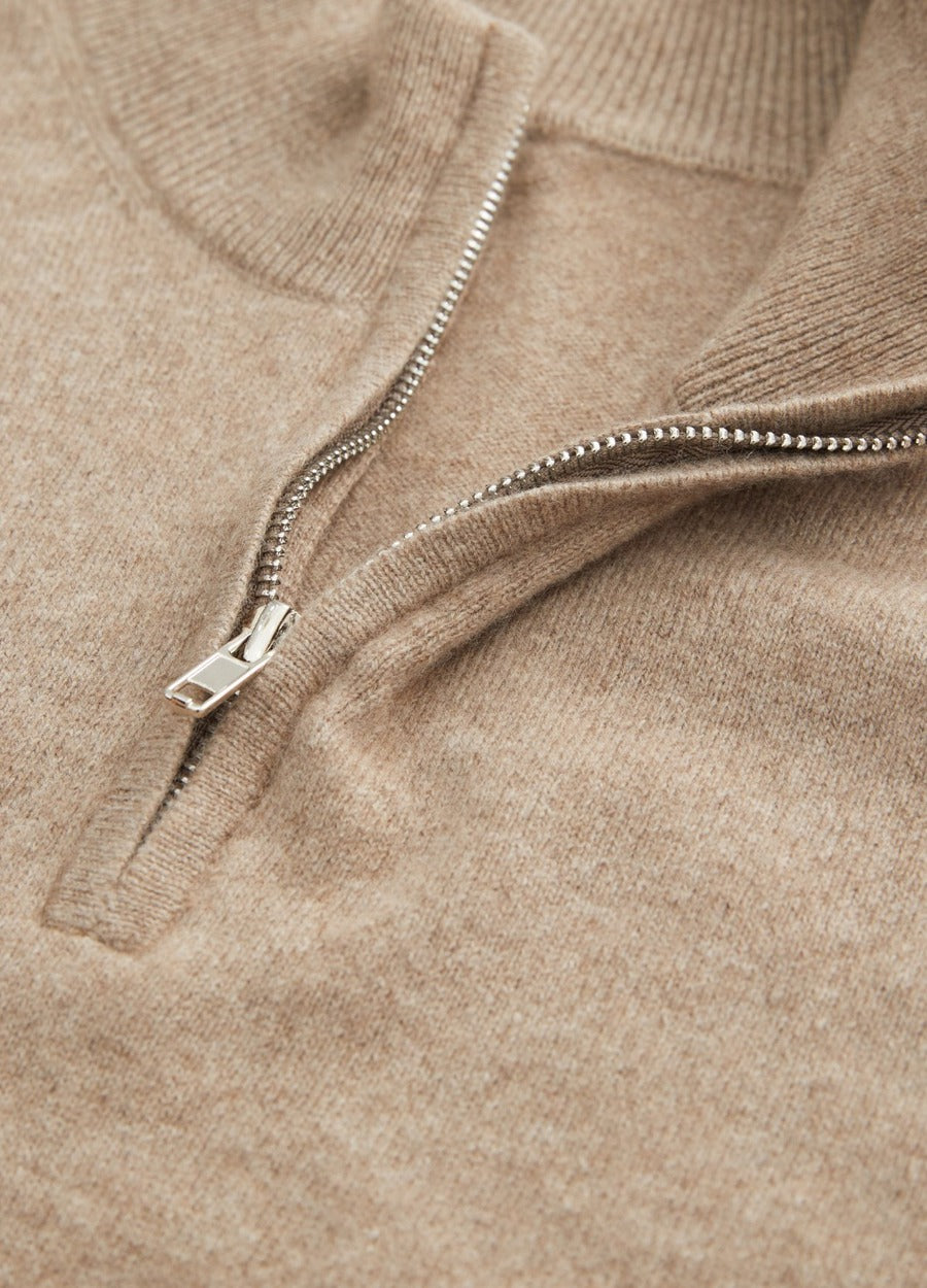 Cashmere Men's Half Zip