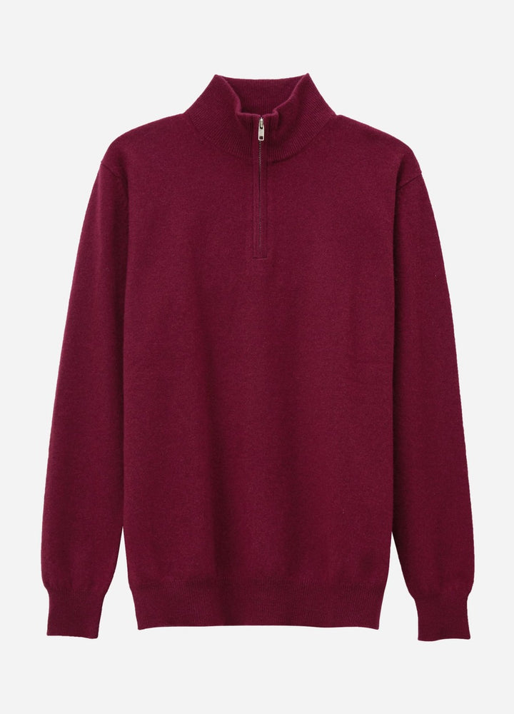 Cashmere Men's Half Zip