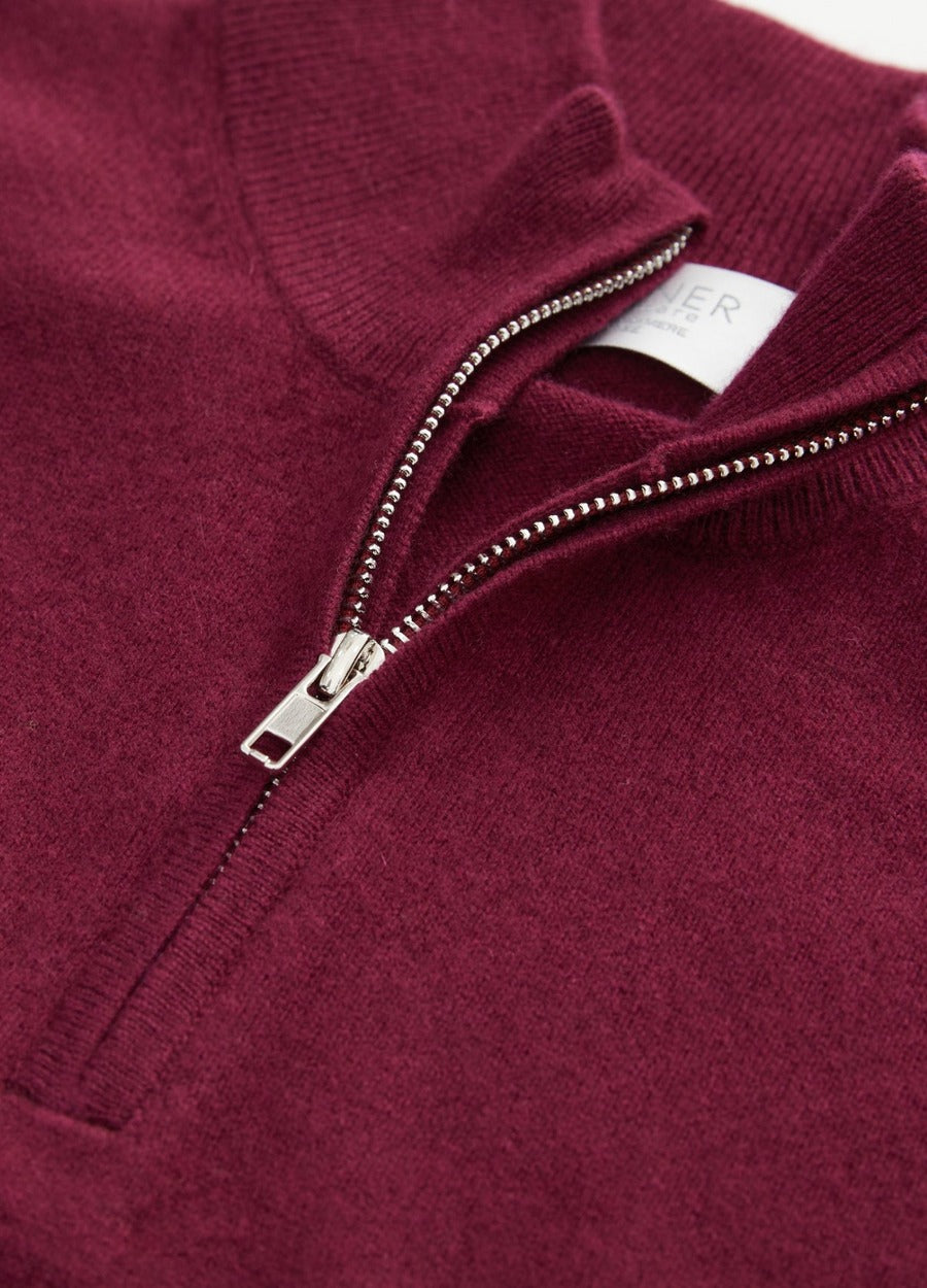 Cashmere Men's Half Zip