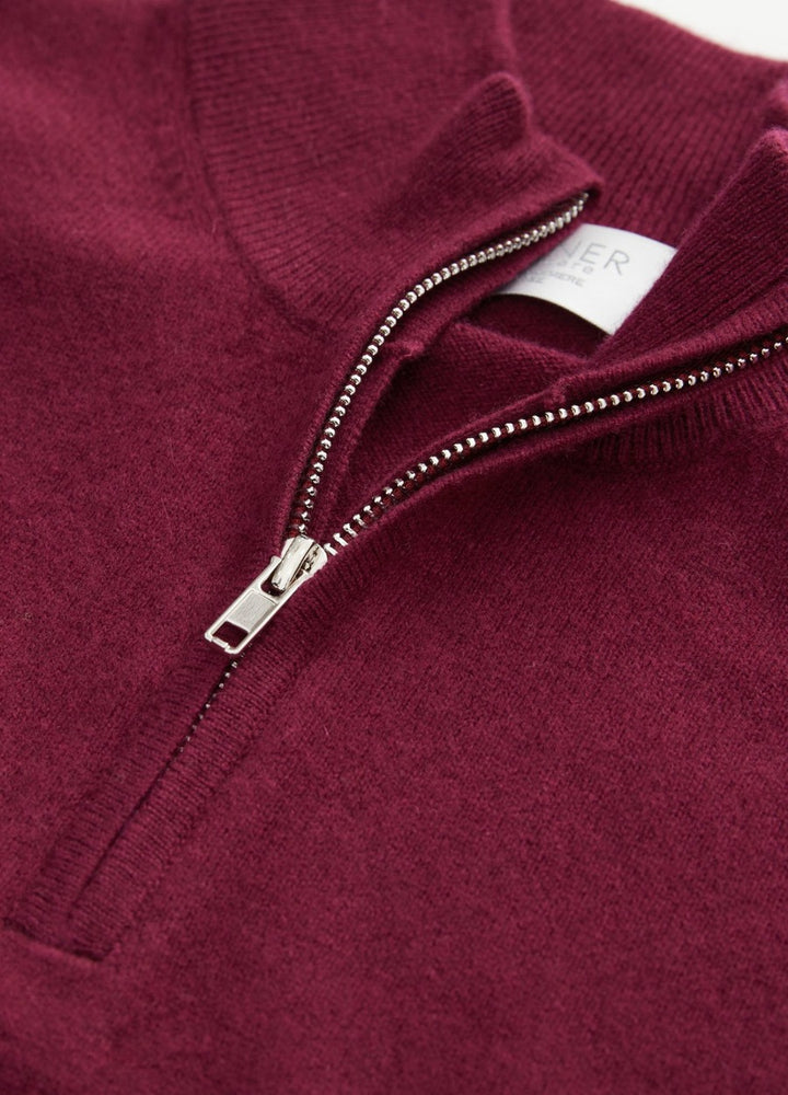 Cashmere Men's Half Zip