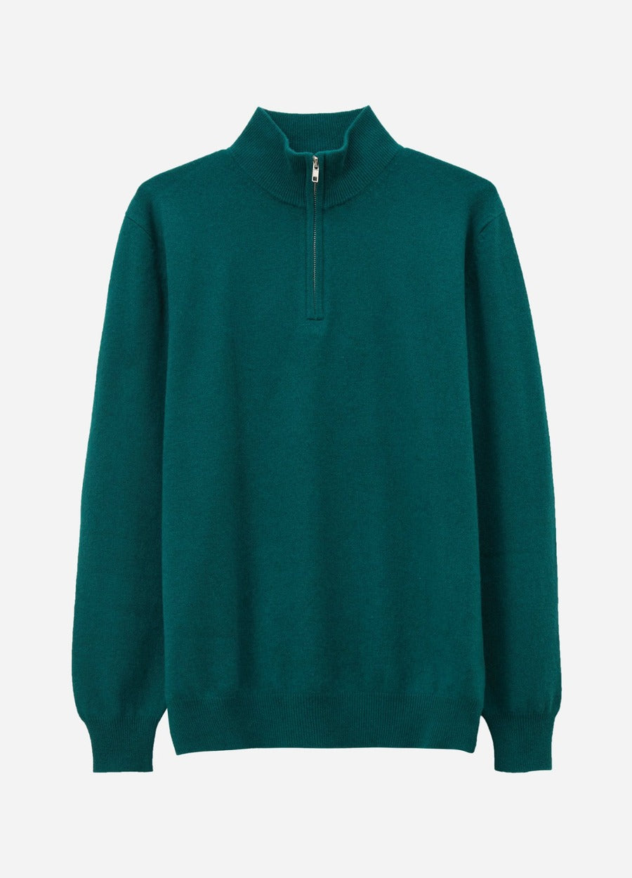 Cashmere Men's Half Zip
