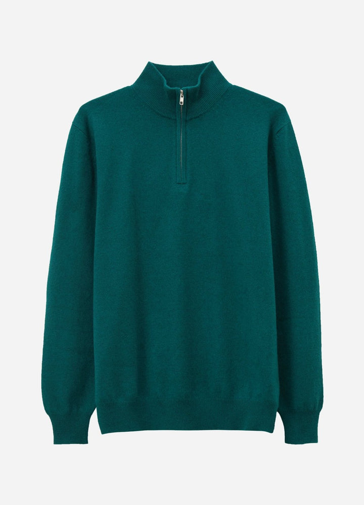 Cashmere Men's Half Zip
