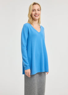 Cashmere V-Neck Tunic