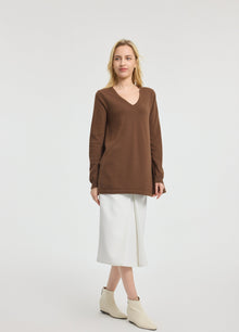 Cashmere V-Neck Tunic