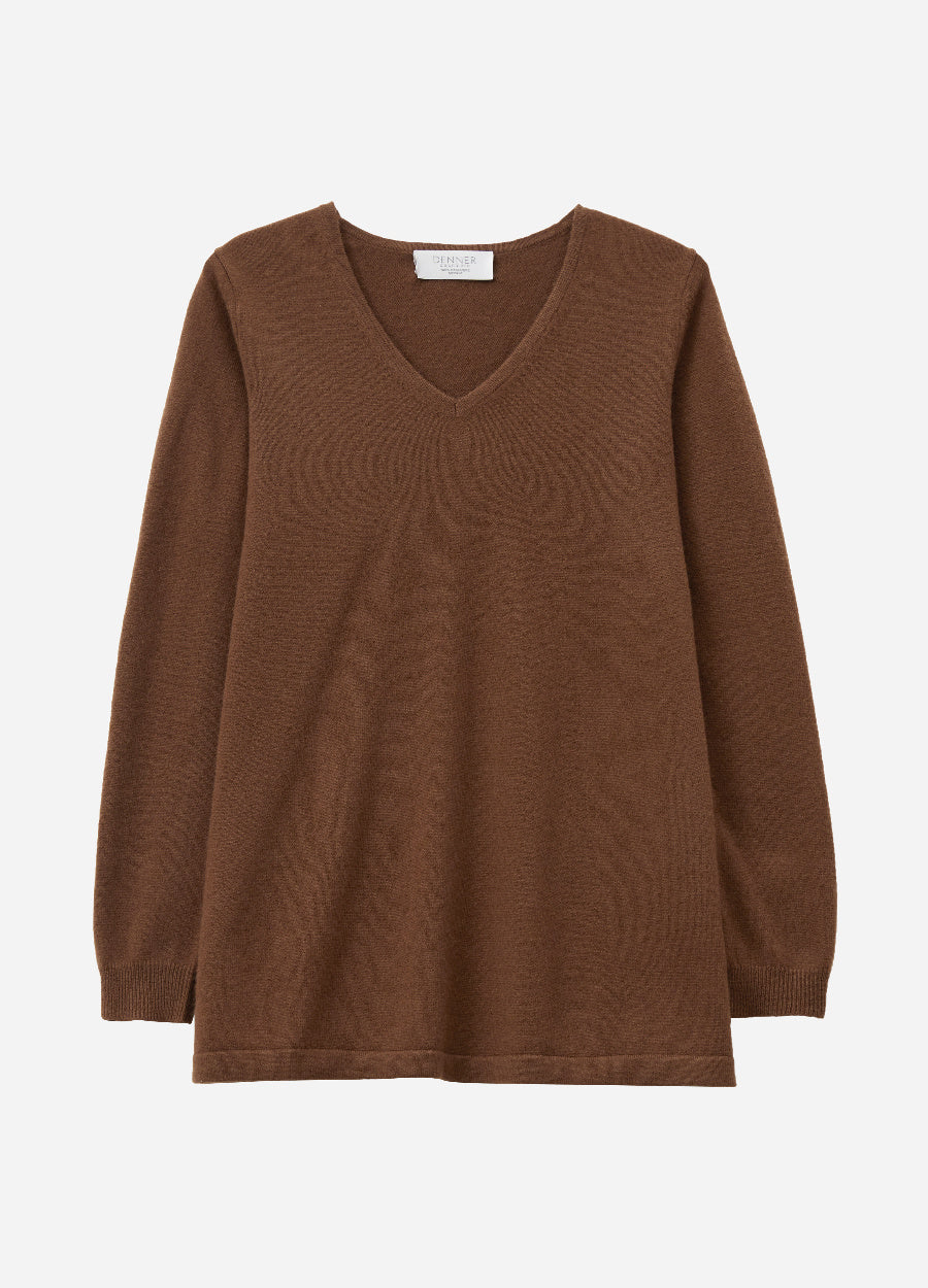 Cashmere V-Neck Tunic