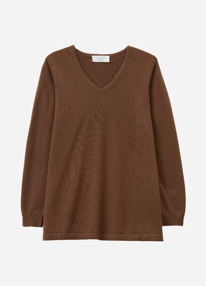 Cashmere V-Neck Tunic