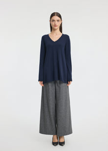 Cashmere V-Neck Tunic