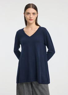 Cashmere V-Neck Tunic