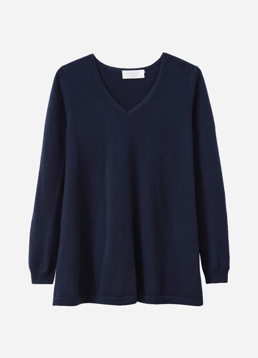 Cashmere V-Neck Tunic