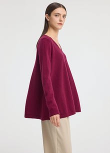 Cashmere V-Neck Tunic