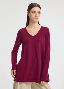 Cashmere V-Neck Tunic