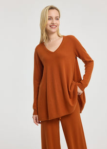 Cashmere V-Neck Tunic