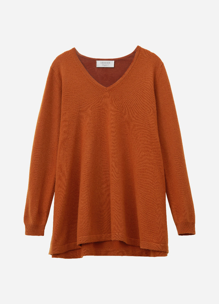 Cashmere V-Neck Tunic