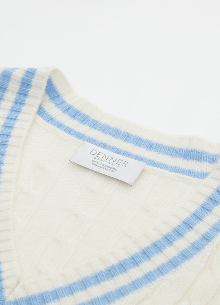 Cashmere Women's Cable Cricket Jumper
