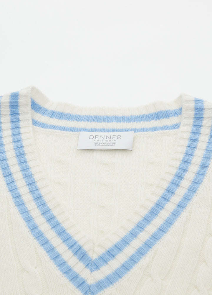 Cashmere Women's Cable Cricket Jumper