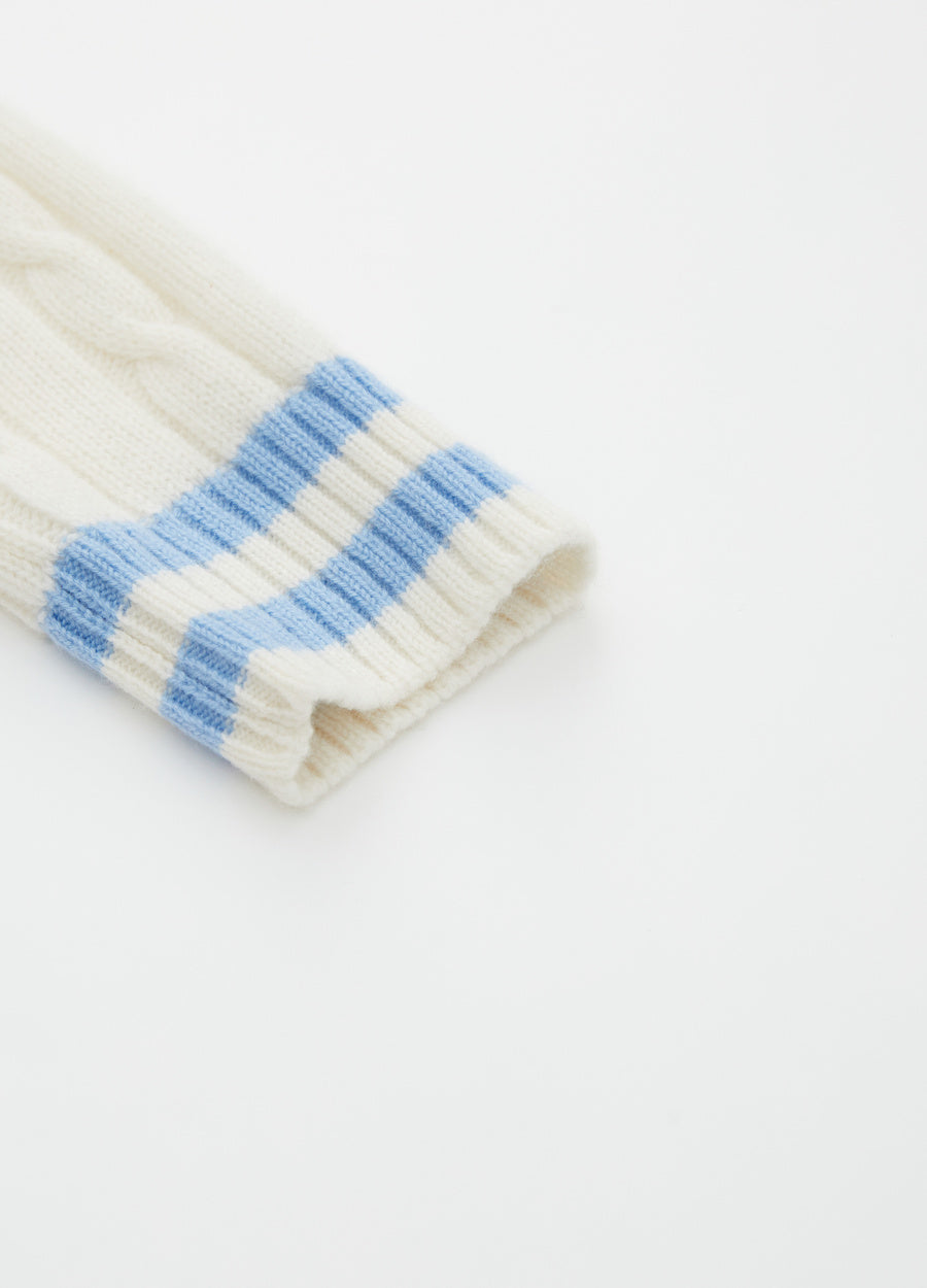 Cashmere Women's Cable Cricket Jumper