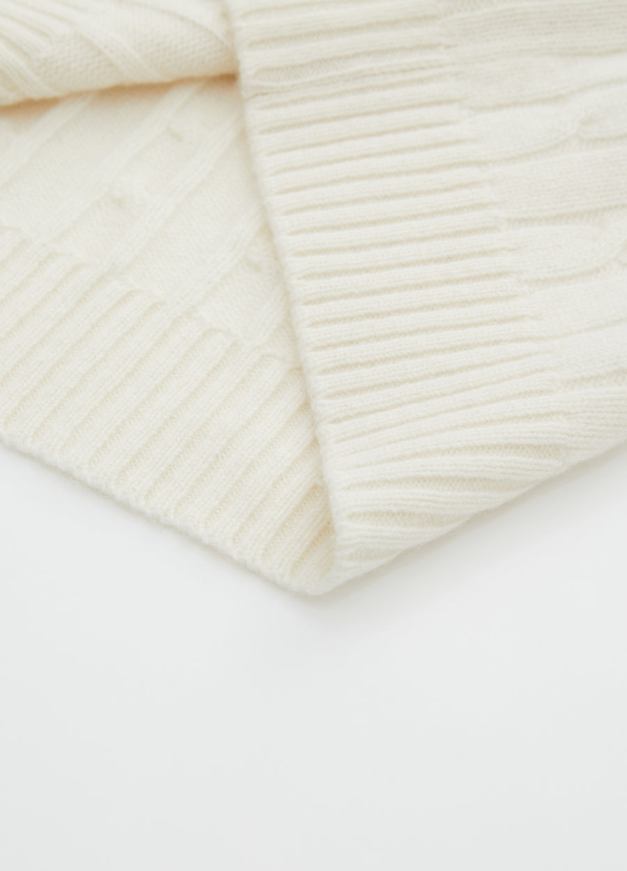 Cashmere Women's Cable Cricket Jumper