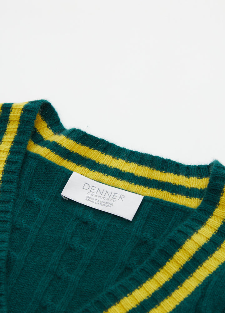 Cashmere Women's Cable Cricket Jumper
