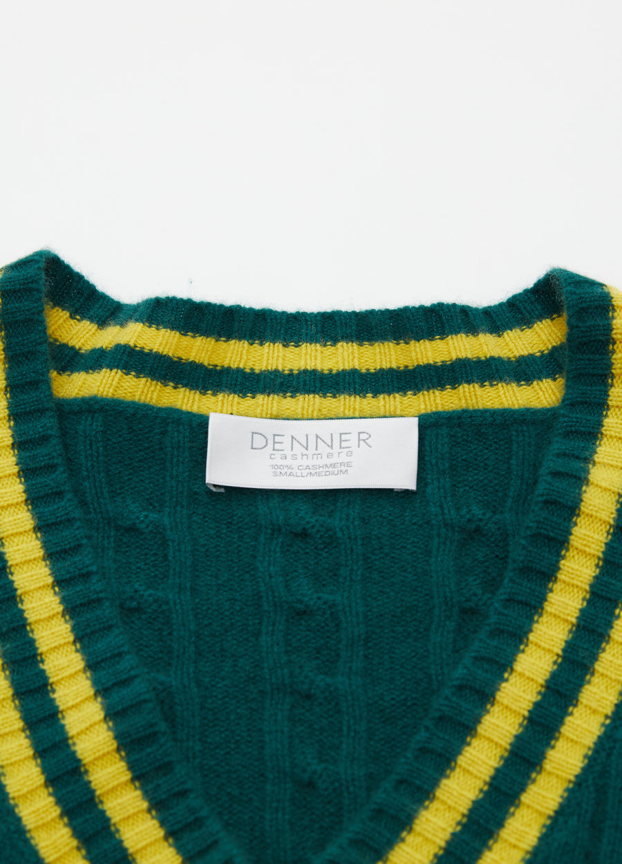Cashmere Women's Cable Cricket Jumper