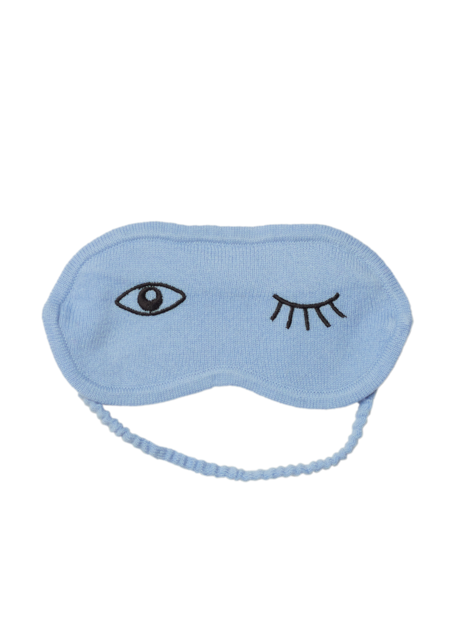 Denner cashmere Wink Eye Mask in Splash