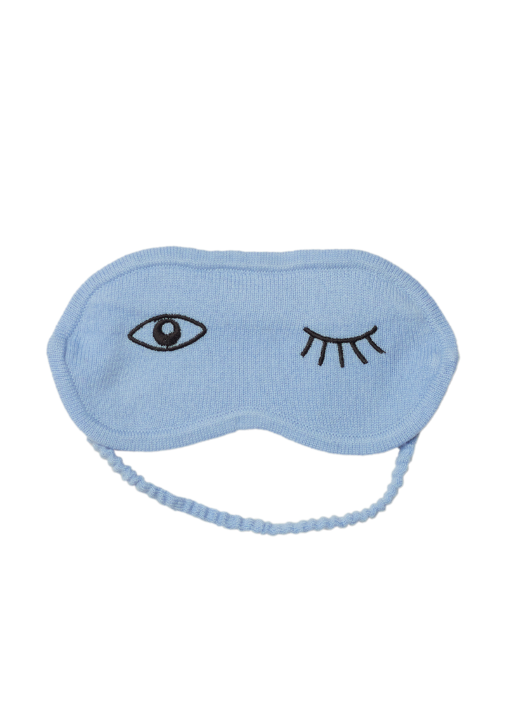 Denner cashmere Wink Eye Mask in Splash