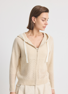 Cashmere Wimbledon Zip Hoodie