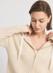 Cashmere Wimbledon Zip Hoodie