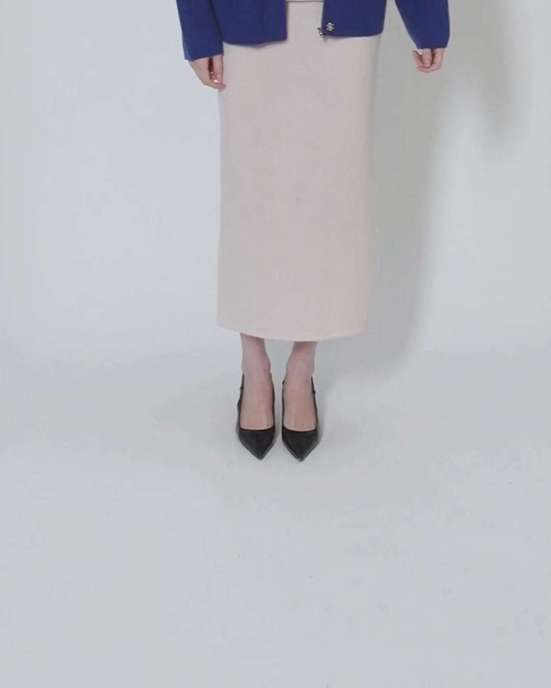 Cashmere Long Skirt (Classic Colours)