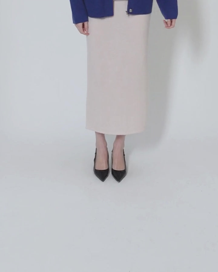 Cashmere Long Skirt (Classic Colours)