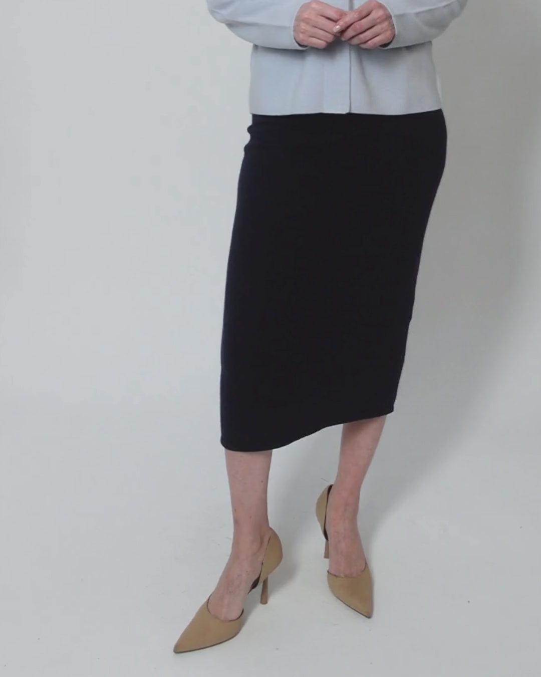 Cashmere Long Skirt (Classic Colours)